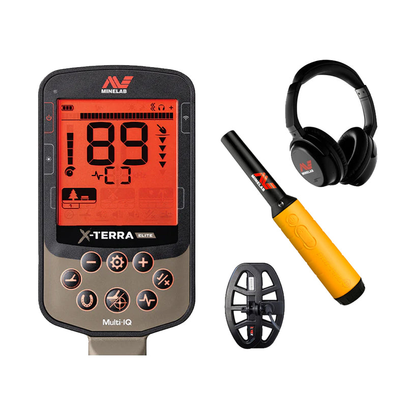 Minelab X-Terra Elite Expedition Pack + Free Pro find 35